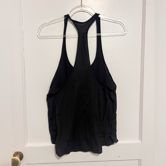 Lululemon Singlet Striped Black Racerback Tank $68 Size 6 - Picture 3 of 3